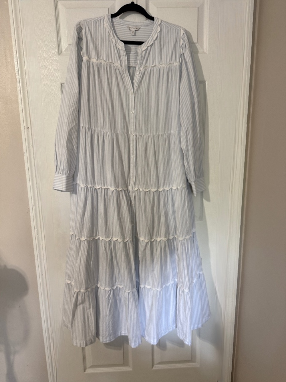 Crown & Ivy Pinstripe Summer Dress